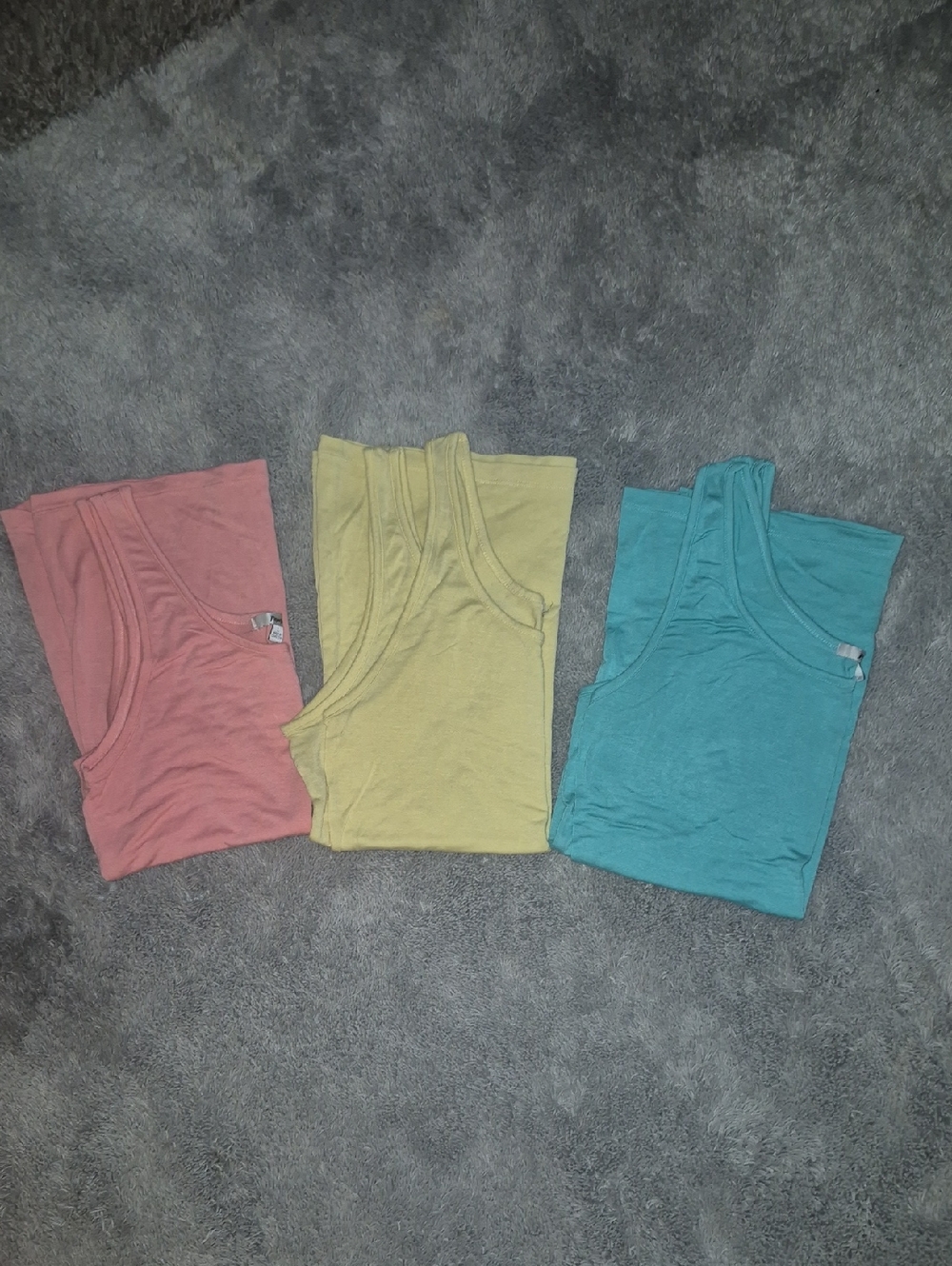 Papaya Women's Tank Top Trio - Coral, Lemon, Teal